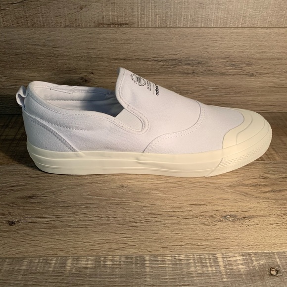 Adidas Nizza RF Slip On Shoes White / Off White - Picture 2 of 6